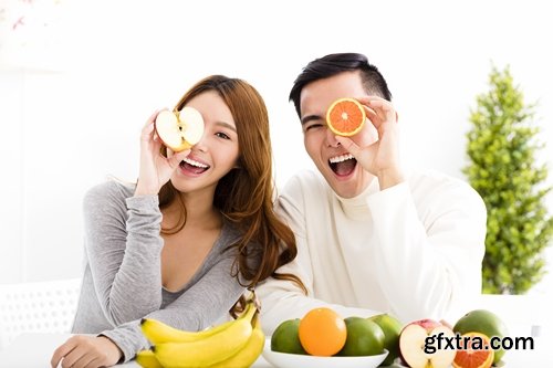 Collection the girl woman eating fruits vegetables healthy food diet 25 HQ Jpeg