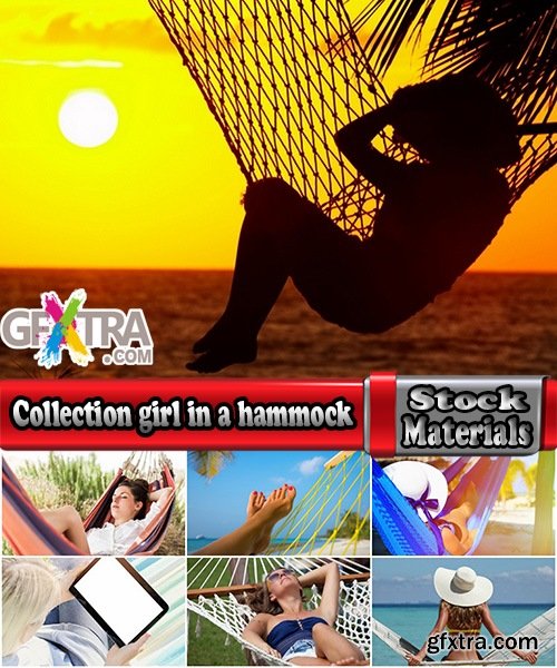 Collection girl woman in a hammock holiday leisure sea ocean travel beach 25 HQ Jpeg