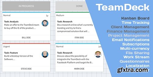 CodeCanyon - TeamDeck v3.2.1 - Freelance Team Office with Kanban - 12356846