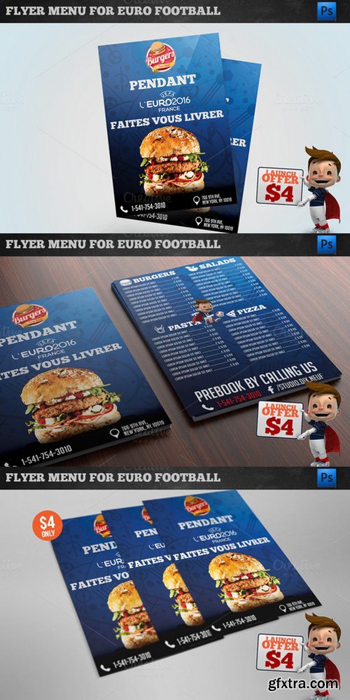 CM - UEFA EURO 2016 - BURGER FLYER 689708