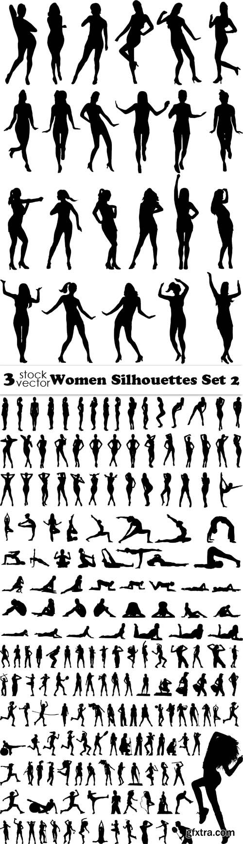 Vectors - Women Silhouettes Set 2