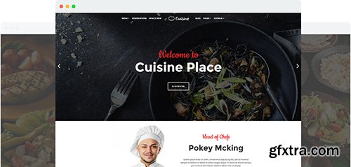 JoomShaper - Cusine v1.2 - Responsive Restaurant Joomla 3.x Template