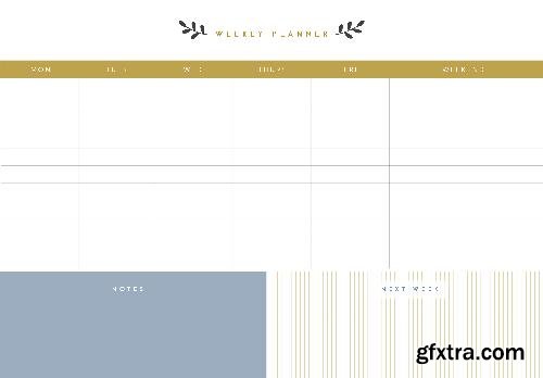 CreativeMarket Printable Planner Bundle 678449