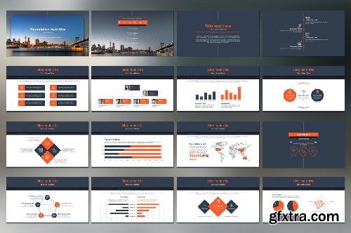 CreativeMarket Finance PPT Template 686169