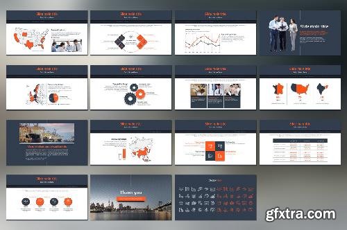 CreativeMarket Finance PPT Template 686169