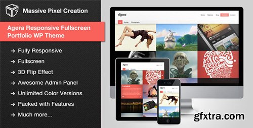 ThemeForest - Agera v1.2.5 - Responsive Fullscreen Portfolio WP Theme - 2808752