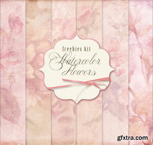 Design Backgrounds - Watercolor Flowers