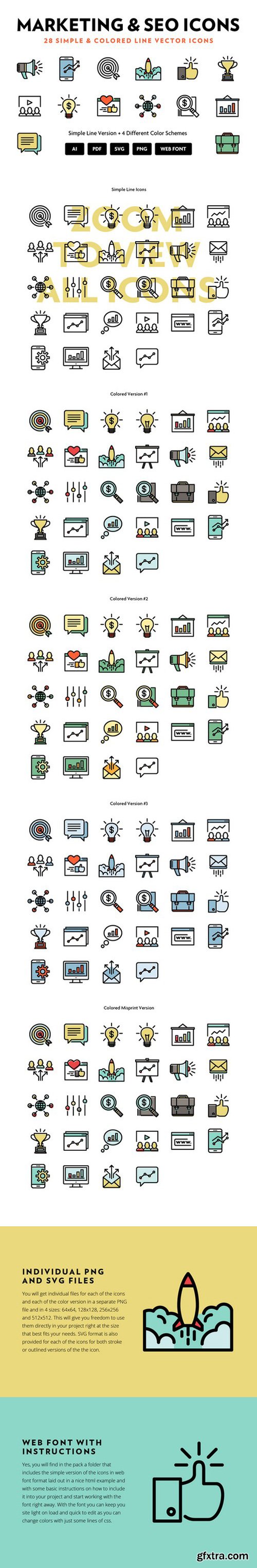 CM - Marketing & SEO Line Icons 433656