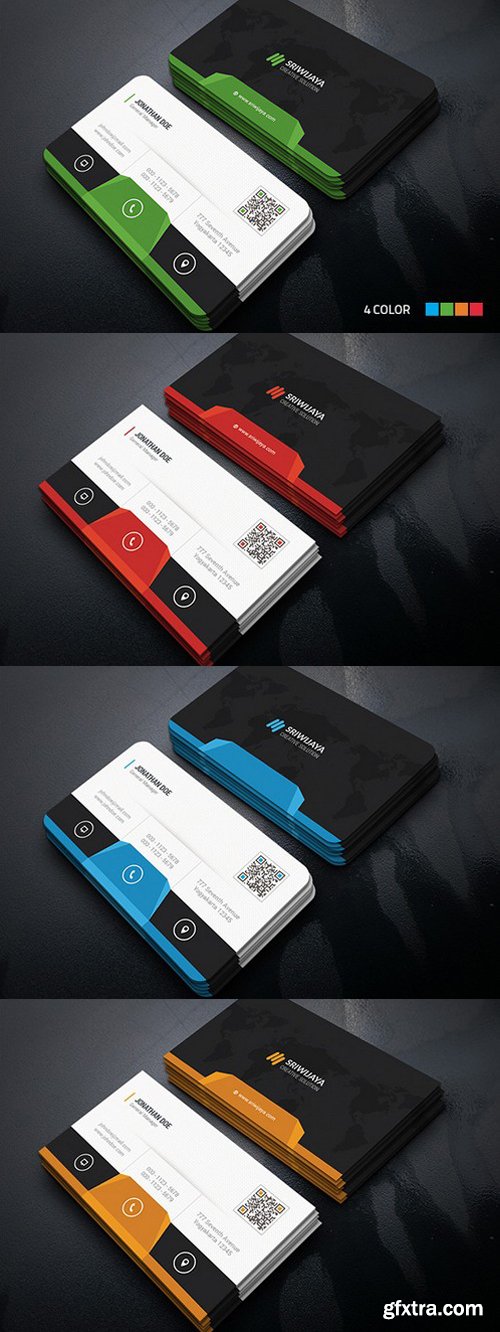 CM - Modern Corporate Business Card 652029