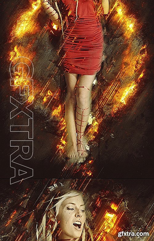 GraphicRiver - Lava 3 Photoshop Action 16149297