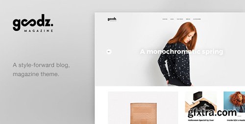 ThemeForest - Goodz Magazine v1.4.2 - A Responsive Blog / Magazine WordPress Theme - 14482970