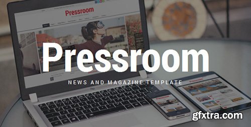 ThemeForest - Pressroom v1.3 - Responsive News and Magazine Template - 9066845