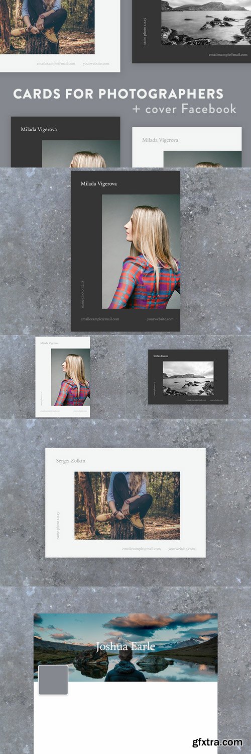 CM - Set 4 Cards for photographers 695669