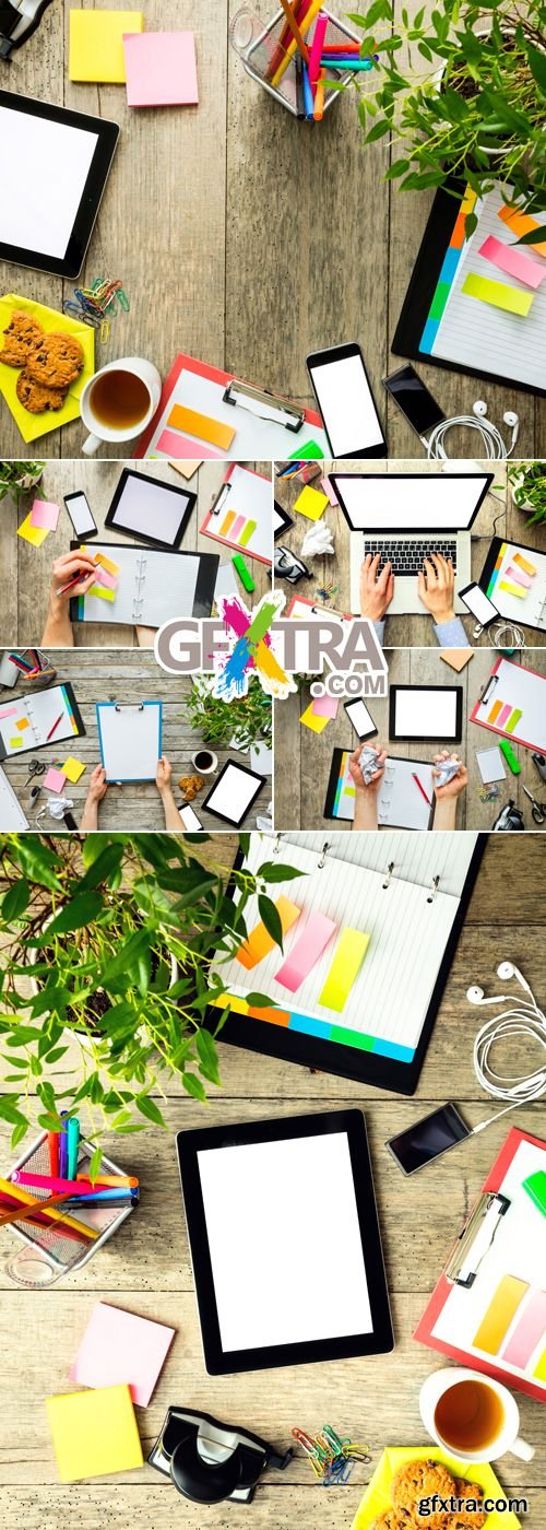 Stock Photo - Office Desktop Templates