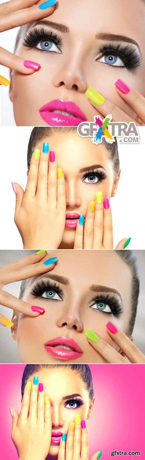 Stock Photo - Woman with Makeup & Manicure 2