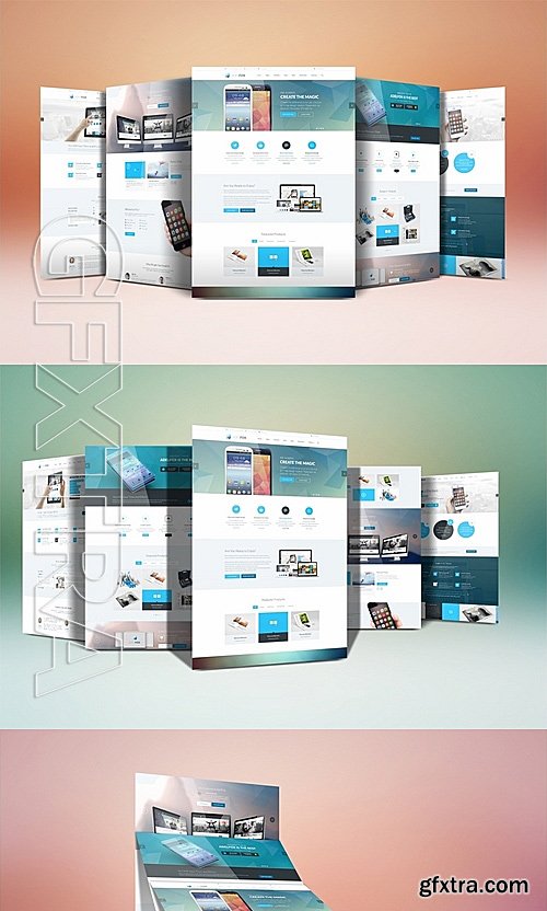 Website Display Mockup