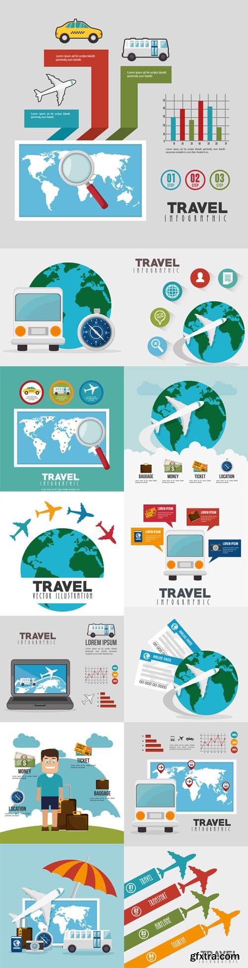 Vector Set - Travel Concept Design