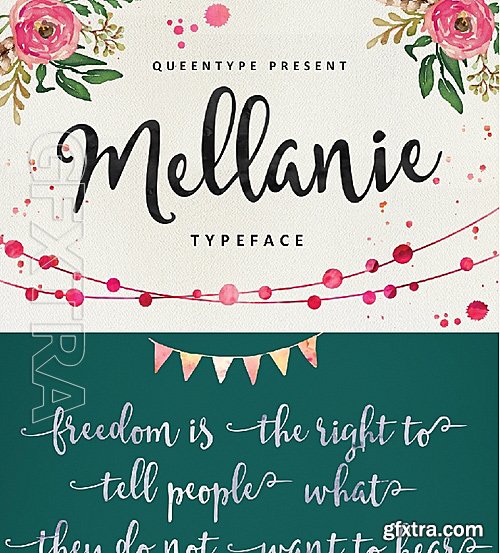 Mellanie Typeface