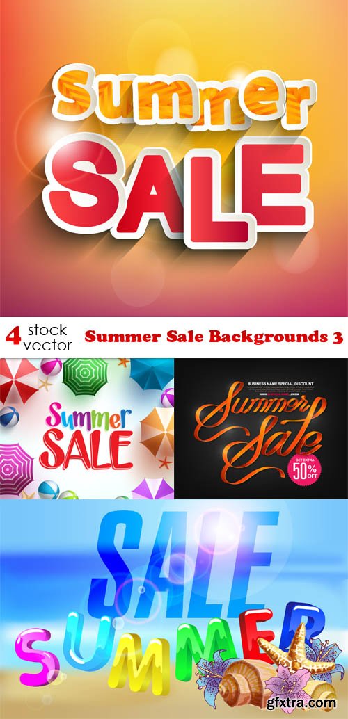 Vectors - Summer Sale Backgrounds 3