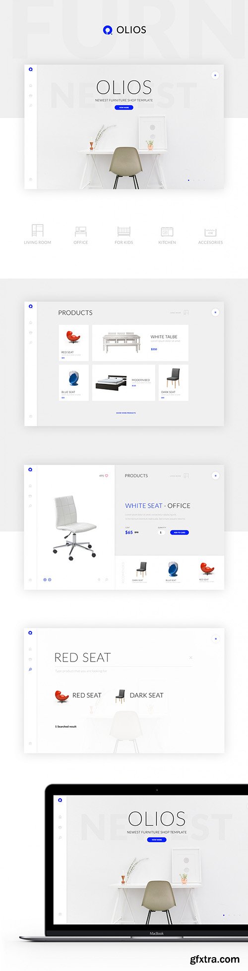 PSD Web Template - Olios