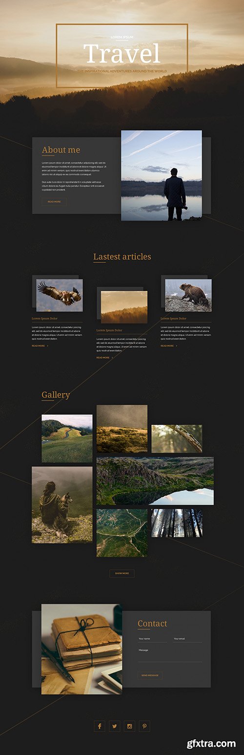 PSD Web Template - Pilumnus