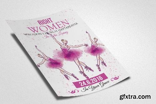 CreativeMarket Women Day Flyer Template 683989