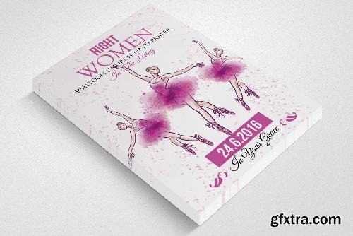 CreativeMarket Women Day Flyer Template 683989