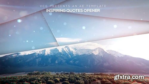 Videohive Inspiring Quotes Opener 13913827