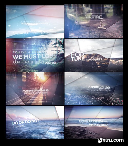 Videohive Inspiring Quotes Opener 13913827