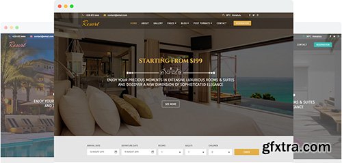 JoomShaper - Resort v1.4 - A Luxury Hotel Joomla 3.x Template