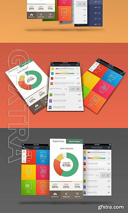 Mobile App Mock-Ups