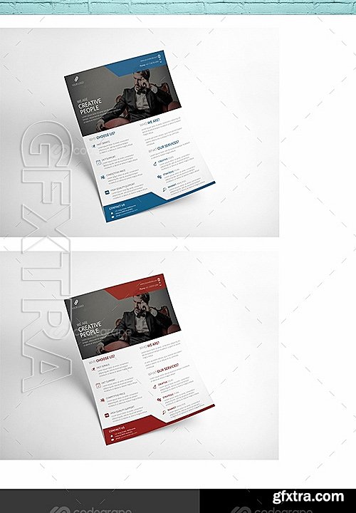 Clean Corporate Flyer Template 6576