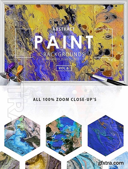 CM - Abstract Paint Backgrounds Vol6 702286