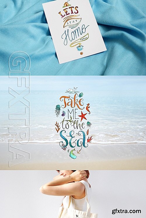 CM - Watercolor Lettering Set 699646