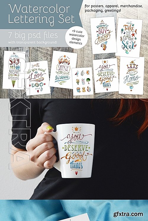 CM - Watercolor Lettering Set 699646