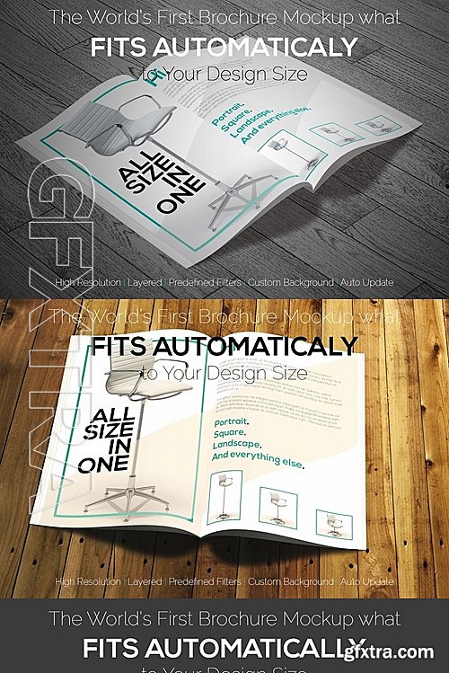 CM - AutoFit Brochure Magazine Mockup 700562