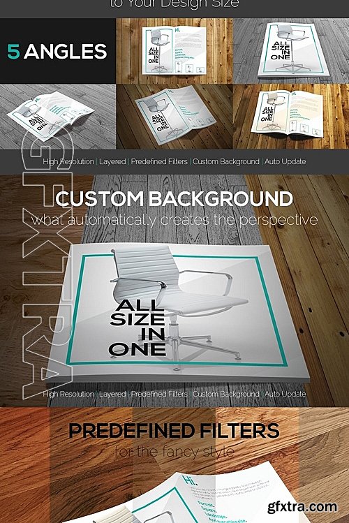 CM - AutoFit Brochure Magazine Mockup 700562