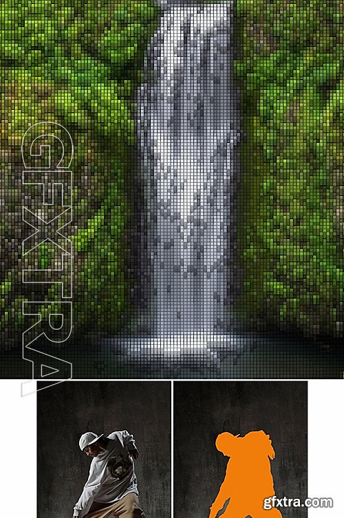 GraphicRiver - Pixelator Photoshop Action 16148688