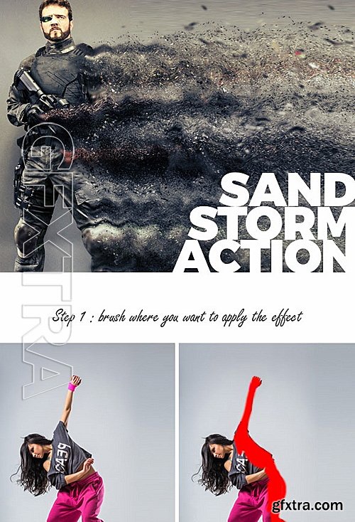 GraphicRiver - SandStorm Photoshop Action 16155098