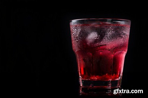 Cocktail on black background-9xJPEGs