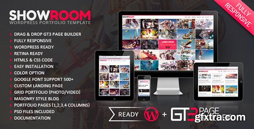 ThemeForest - Showroom v1.7 - Portfolio Retina Ready WP Theme - 3473628