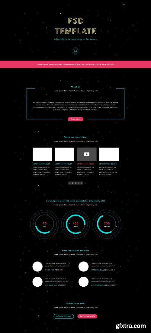 PSD Web Template - Horkos