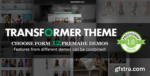 ThemeForest - Transformer v3.2.5 - Responsive Prestashop Theme - 5095795