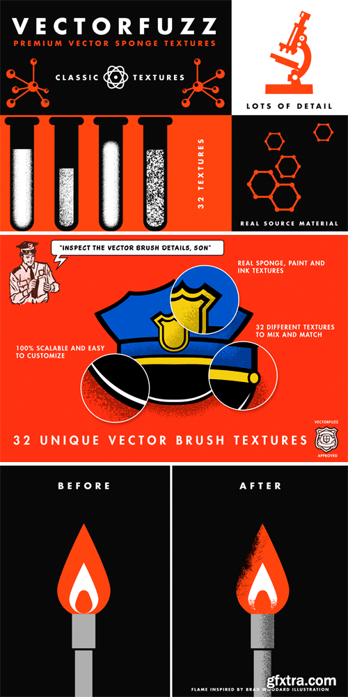 CM 234945 - VectorFuzz Illustrator Brushes