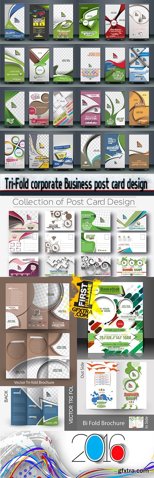 Tri-Fold corporate Business post card design