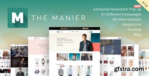 ThemeForest - TheManier v1.2.1 - Premium Multi-Purpose PrestaShop v1.6.1.x Theme - 9651253