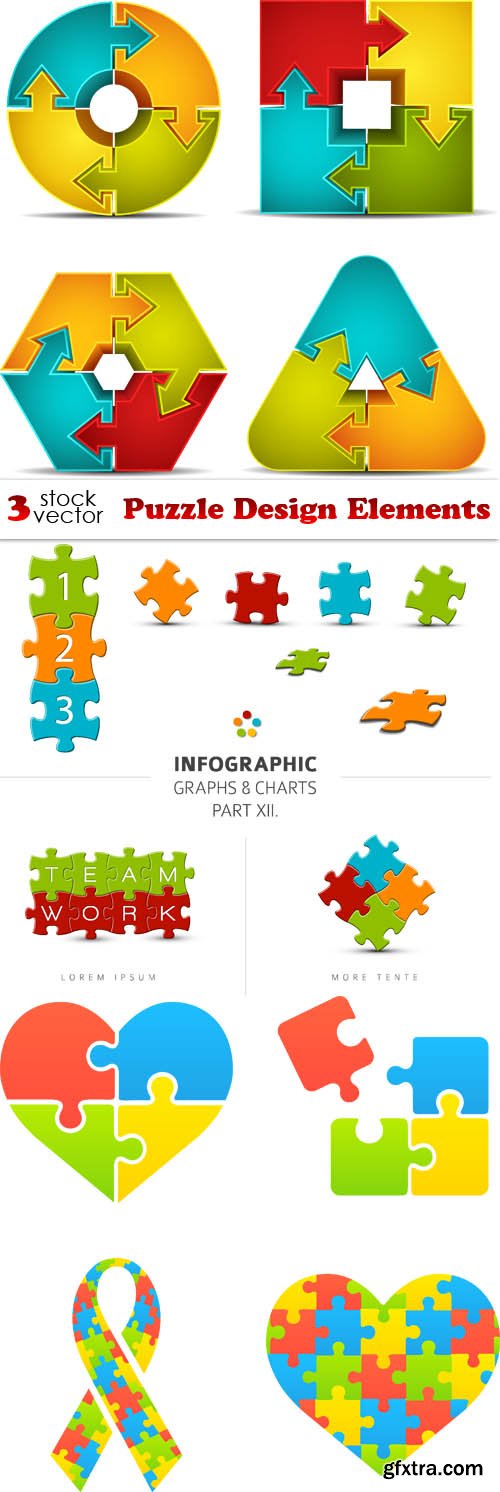 Vectors - Puzzle Design Elements