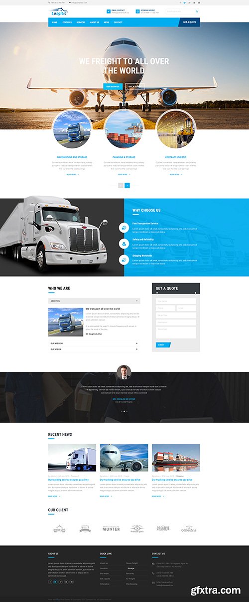 ZooTemplate - ZT Logistic v1.0.1 - Responsive Joomla Logistic Warehouse Transport Template