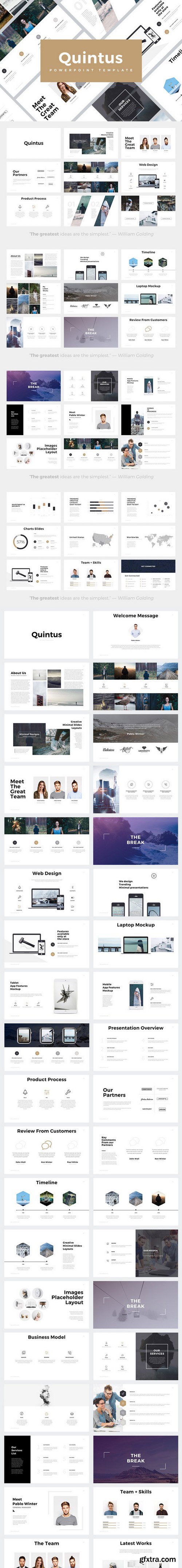 CM - Quintus Minimal Powerpoint Template 685988