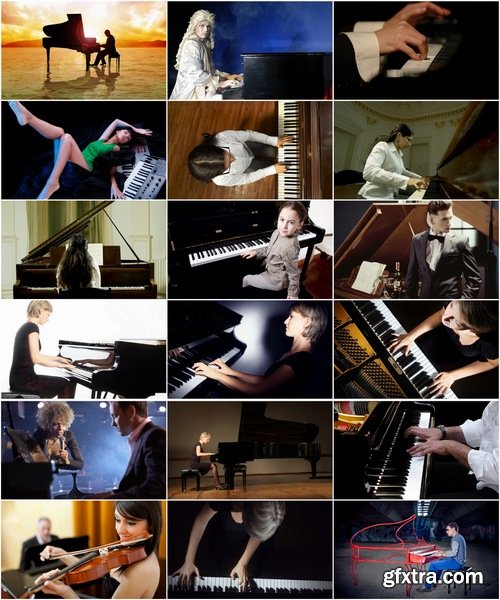 Collection pianist piano Clavier keyboard player symphonic music 25 HQ Jpeg